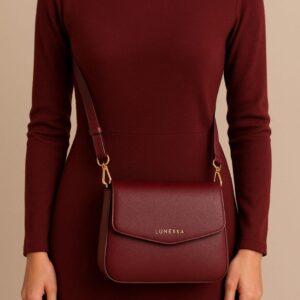 Lunessa Deri Çapraz Kol Çantası