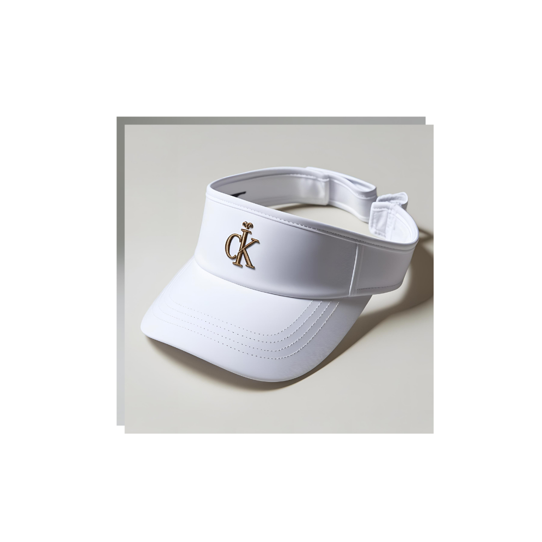 beyaz kadın tenis şapka